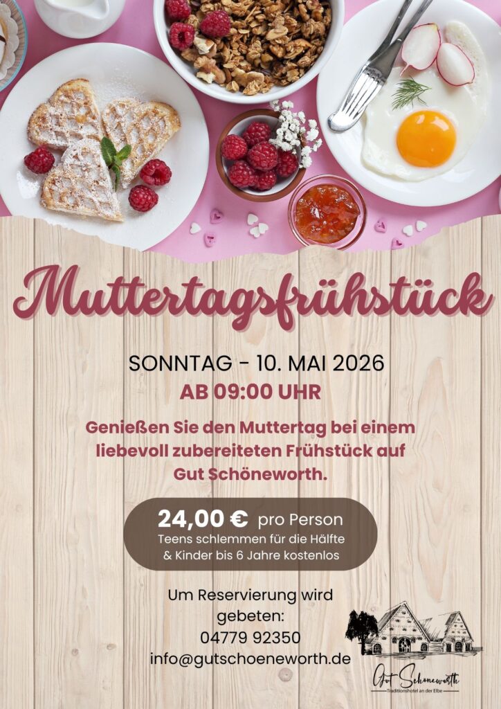 Muttertagsfrühstück auf Gut Schoeneworth