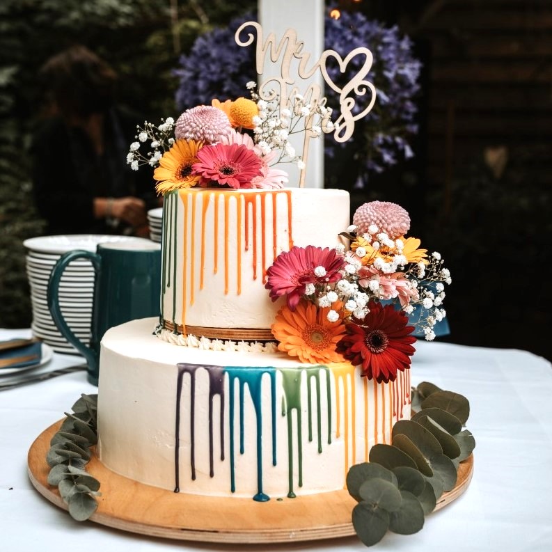 Hochzeitstorte aus der eigenen Küche